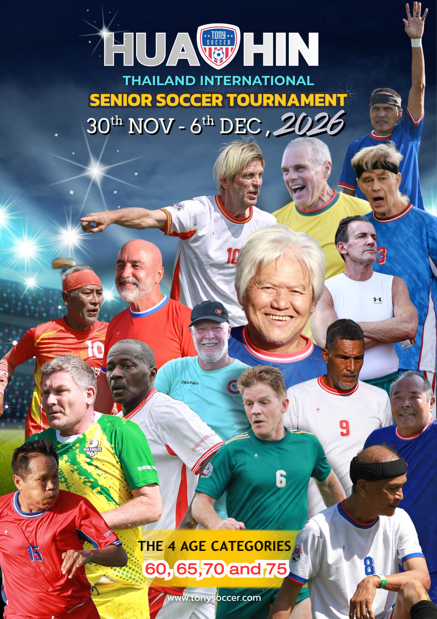 Thailand International Senior Soccer Tournament Nov 30 – Dec 6, 2026